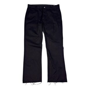 Volcom Frickin‎ Chino Pants Mens Size 34 Black Skate Loose Fit Work Trousers